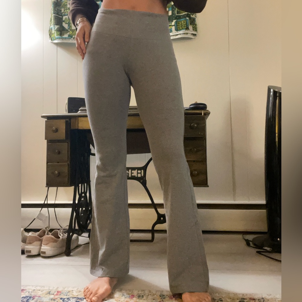 Wild Fable Women's High-Waisted Flare Leggings - Heather Gray M